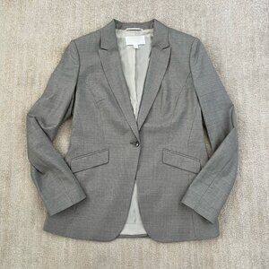 BOSS Hugo Boss Gray Virgin Wool Suit Jacket 8